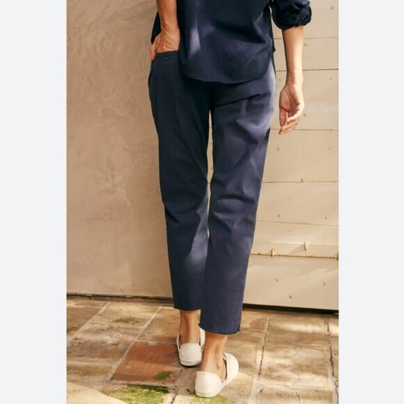 Frank & Eileen WICKLOW The Italian Performance Twill Size 10 Vintage Navy - Picture 10 of 16